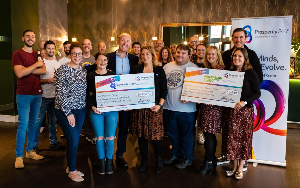 Prosperity Day Cheque presentation